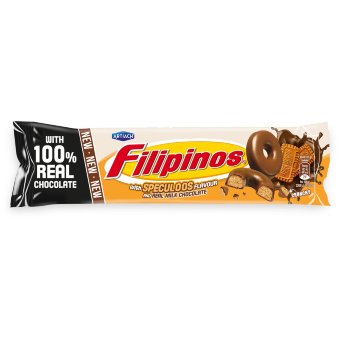 Пряное печенье в молочной шоколадной глазури Filipinos 118 гр