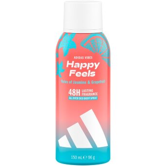 Дезодорант-спрей для тела Adidas Vibes Happy Feels 150 мл, для женщин