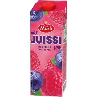 Чернично-малиновый напиток Juissi Marli 1 л