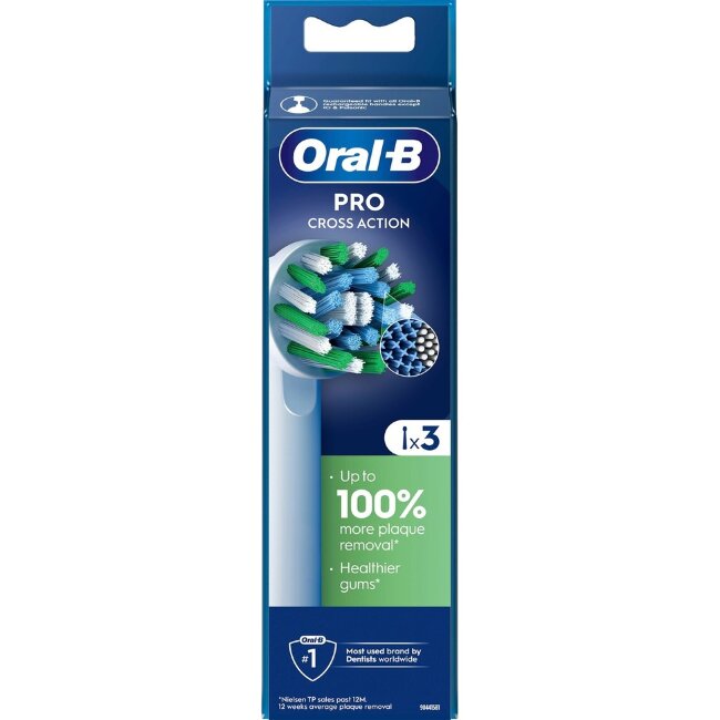 сменные насадки Oral-B PRO Cross Action 3 шт сменные насадки Oral-B PRO Cross Action 3 шт