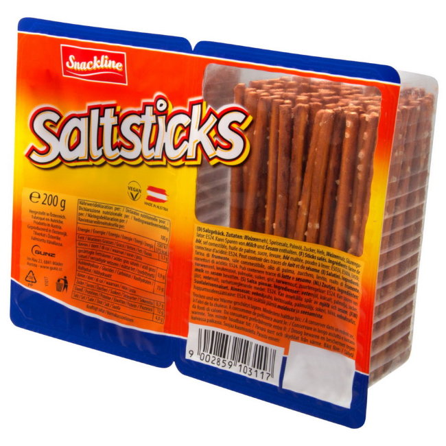 Соленые палочки Snackline 200 гр