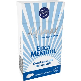 Пастилки с ксилитом (ментол, эвкалипт) Xylimax Euca Menthol Fazer 38 гр