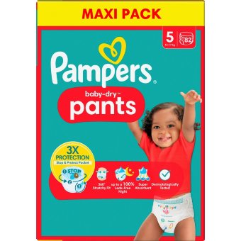 Подгузники-трусики Pampers Baby Dry 5, MP, 12-17 кг, 82 шт.