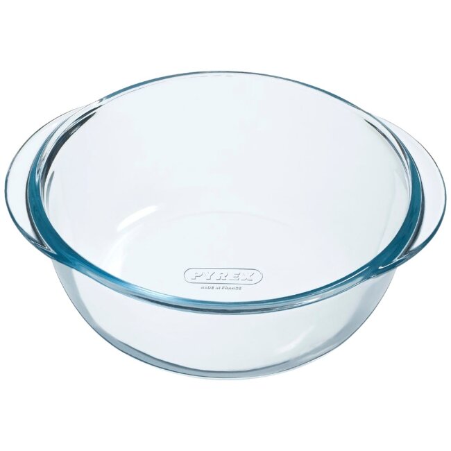 Стеклянная форма для духовки Pyrex для аэрогриля круглая 1 л
