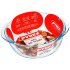 Стеклянная форма для духовки Pyrex для аэрогриля круглая 1 л