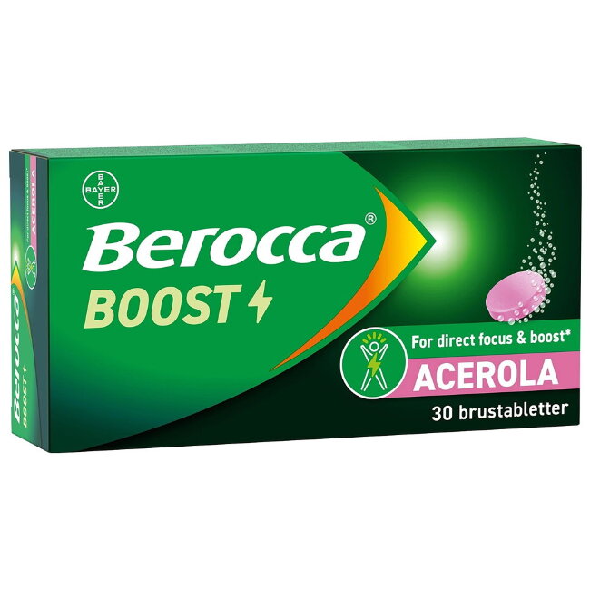 Шипучие таблетки В комплекса Berocca Boost Bayer 30 шт