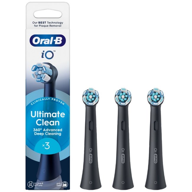 Сменные насадки Oral-B iO Ultimate Clean Black 3 шт