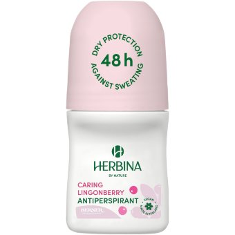 Herbina антиперспирант шариковый Caring Lingonberry 50 мл