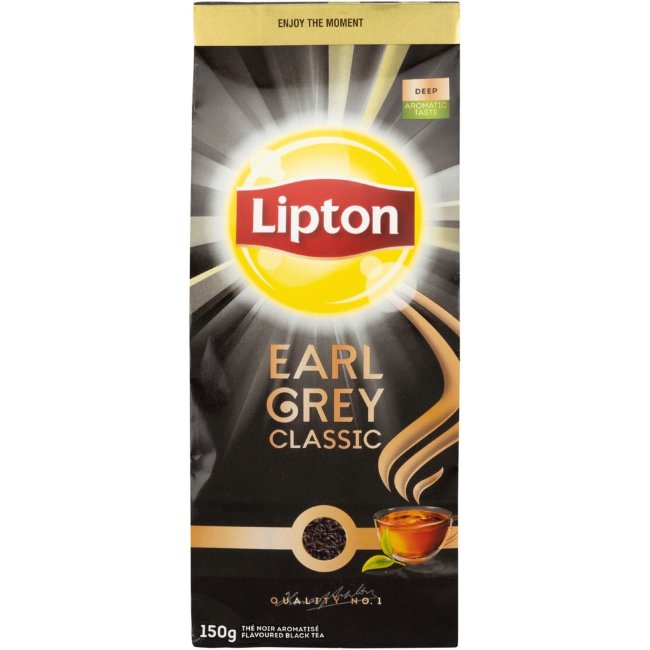 Чай черный заварной Lipton Earl Grey classic 150 гр