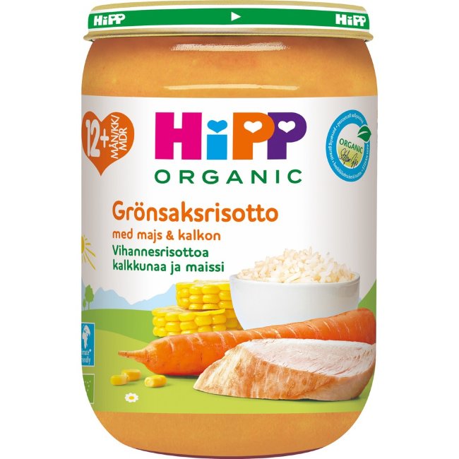 Hipp индейка с рисом и овощами, с 12 мес. 220 гр