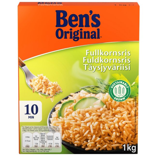 Коричневый рис Ben's Original 1 кг