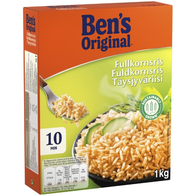 Коричневый рис Ben's Original 1 кг
