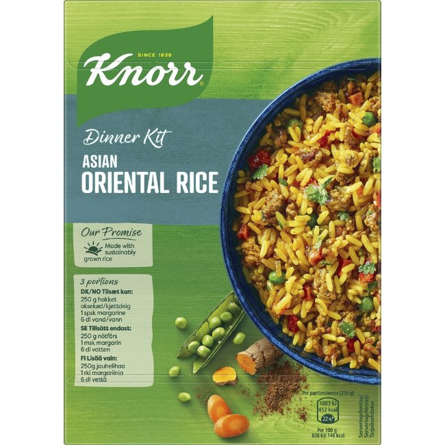 Приправа для блюда Knorr Oriental Rice 252 гр 3–4 порции
