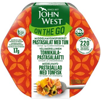 Готовый салат с тунцом и пастой John West On The Go 220 гр