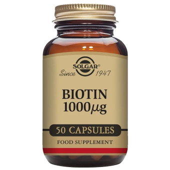 Биотин (усиленный) 1000 мкг Solgar 50 шт Биотин (усиленный) 1000 мкг Solgar 50 шт