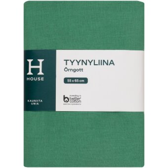 Наволочка House 55 x 65 см зеленая