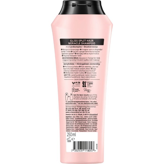 Шампунь Schwarzkopf Split Hair Miracle 250 мл