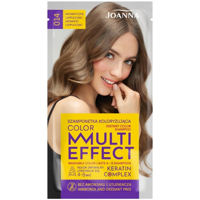 Тонирующий шампунь Joanna Multi Effect Капучино 014