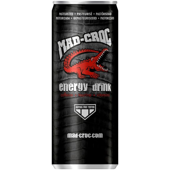 Энергетический напиток Mad Croc 0,250 л (ж/б) Энергетический напиток Mad Croc 0,250 л (ж/б)
