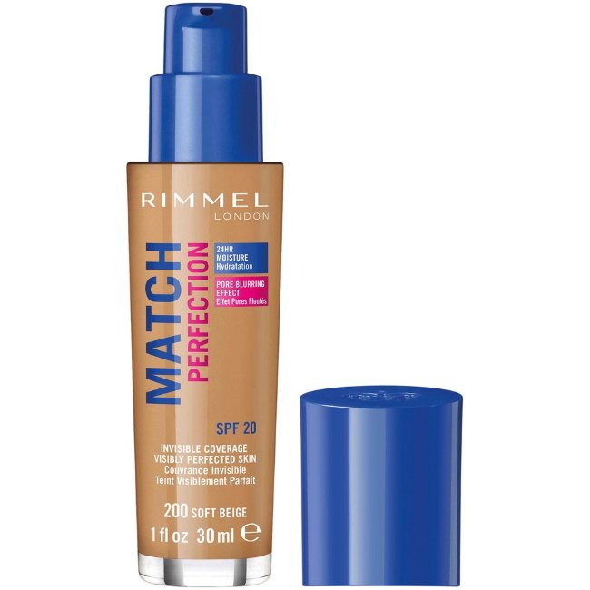 Тональный крем Rimmel Match Perfection SPF 20 30 мл Soft Beige Тональный крем Rimmel Match Perfection SPF 20 30 мл Soft Beige