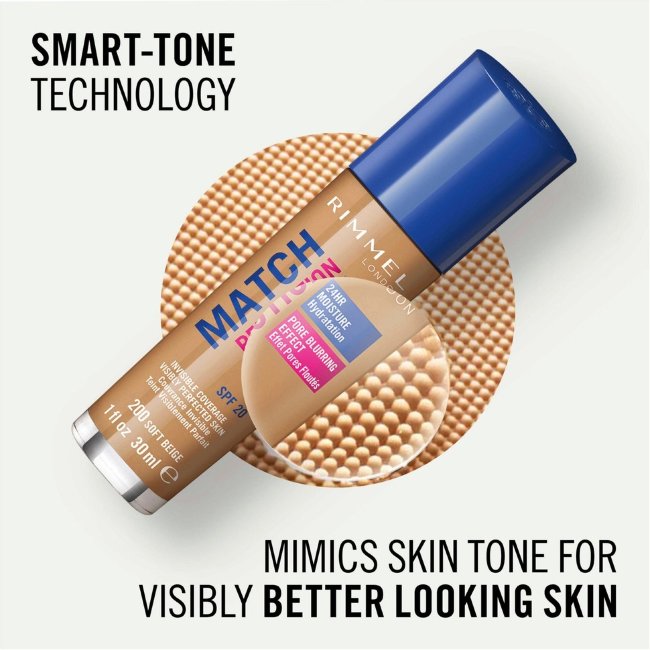 Тональный крем Rimmel Match Perfection SPF 20 30 мл Soft Beige Тональный крем Rimmel Match Perfection SPF 20 30 мл Soft Beige