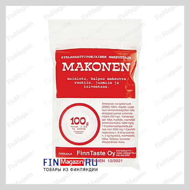 Сахарозаменитель Finntaste Makonen 100 гр
