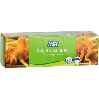 Пакеты для заморозки  IISI ( с застежкой ) 1л 20 шт