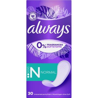 Прокладки ежедневные Always 2 Normal Fresh&Protect 30 шт