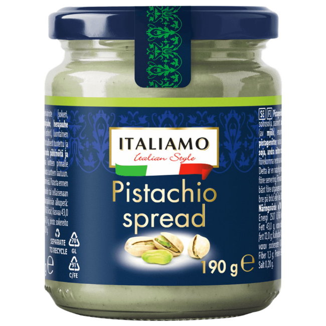 Фисташковая паста ITALIAMO 190 гр