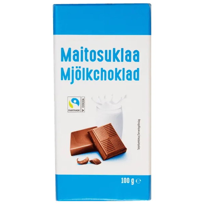 Шоколад Maitosuklaa ( молочный ) 100 гр
