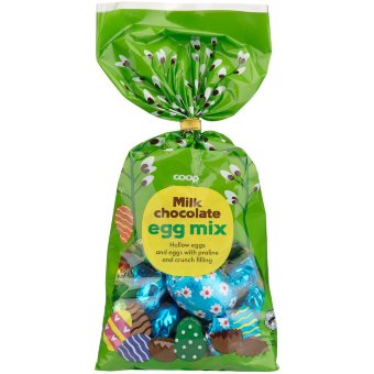 Шоколадные яйца Coop 315 гр