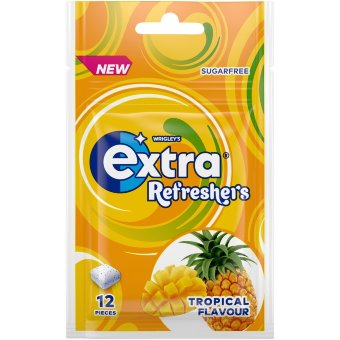 Жевательная резинка Extra Refreshers Tropical, без сахара, 26 гр