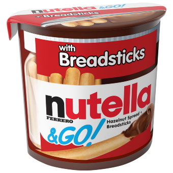 Шоколадная паста Nutella на хлебных палочках 52 гр