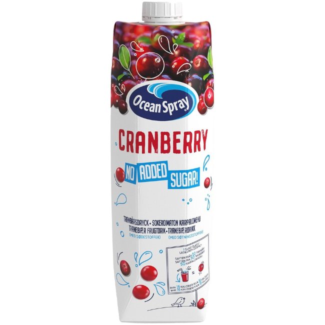 Клюквенный сок Ocean Spray без добавления сахара 1 л