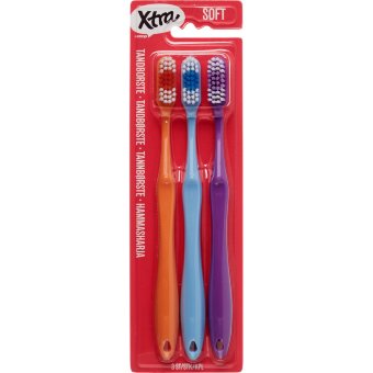 Набор зубных щеток (мягкие) Xtra Soft Toothbrush  3 шт Набор зубных щеток (мягкие) Xtra Soft Toothbrush  3 шт