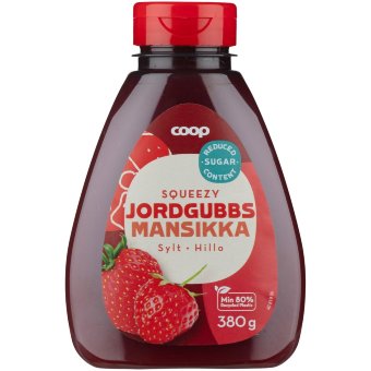 Клубничное варенье Coop в бутылке 380 гр