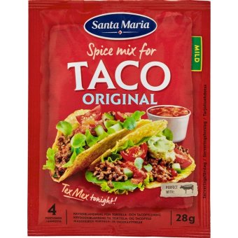 Приправа для мясного фарша Taco Spice Mix Santa Maria 28 гр