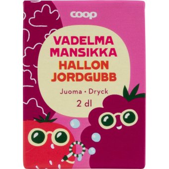 Напиток Coop ( малина, клубника ) 200 мл Напиток Coop ( малина, клубника ) 200 мл