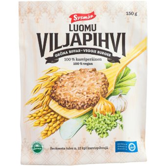 Крупяной растительный биток Sysmän Luomu 150 гр