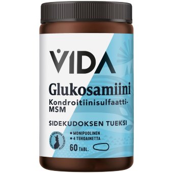 Биологически активная добавка Vida с глюкозамином, хондроитинсульфатом и МСМ 60 табл