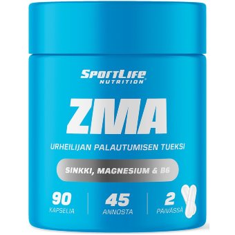 ZMA витаминный комплекс (Цинк - Магний - B6) SportLife Nutrition 90 капсул