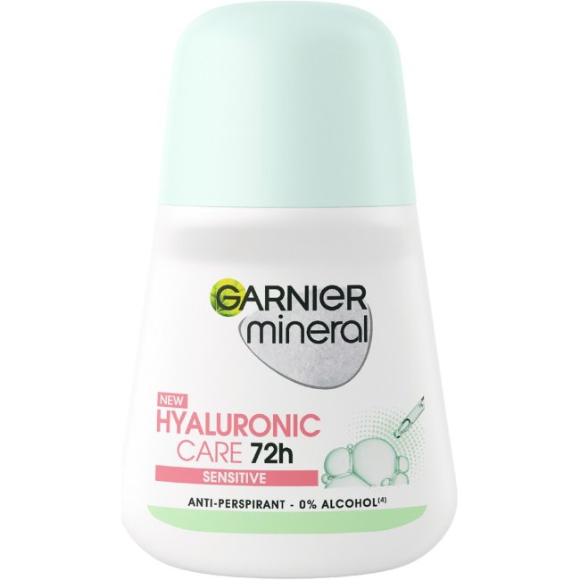 Роликовый дезодорант Garnier Mineral Hyaluronic Care 72 ч для чувствительной кожи 50 мл