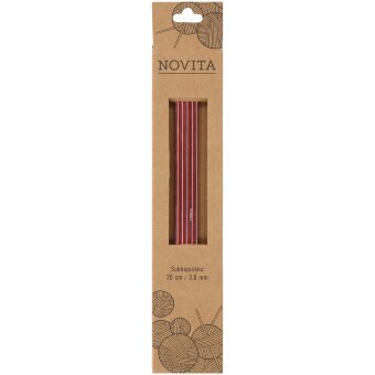 Спицы Novita 20 см - 3 мм розовые