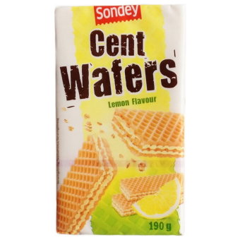 Вафли ванильные Sondey, 190 гр