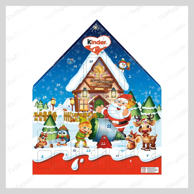 Рождественский календарь Kinder Maxi Mix 351 гр