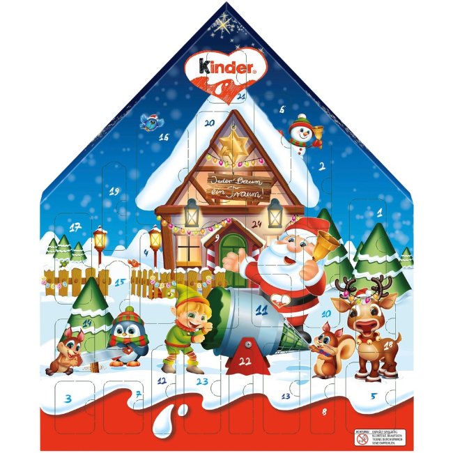 Рождественский календарь Kinder Maxi Mix 351 гр