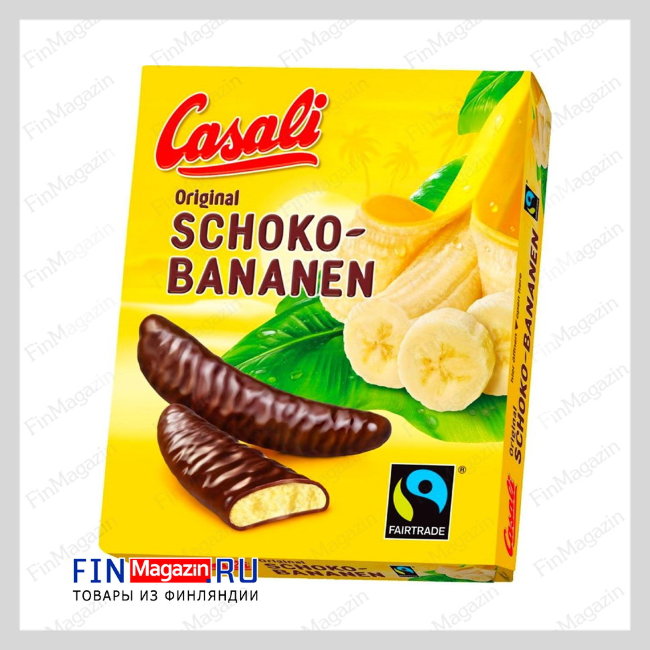 Банановое  суфле в шоколаде Casali Schoko-Bananen ( original ) 150 гр