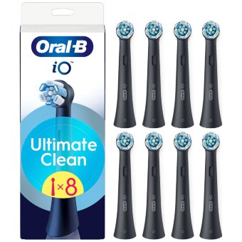 Сменные насадки Oral-B iO Ultimate Clean Black 8 шт