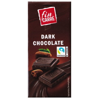 Темный шоколад Fin carre (какао бобы) 40 гр