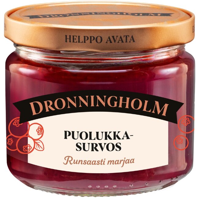 Клюквенное пюре Dronningholm 280 гр Клюквенное пюре Dronningholm 280 гр